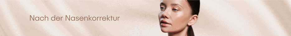 Nach der Nasenkorrektur