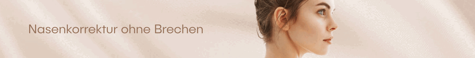 Nasenkorrektur ohne Brechen